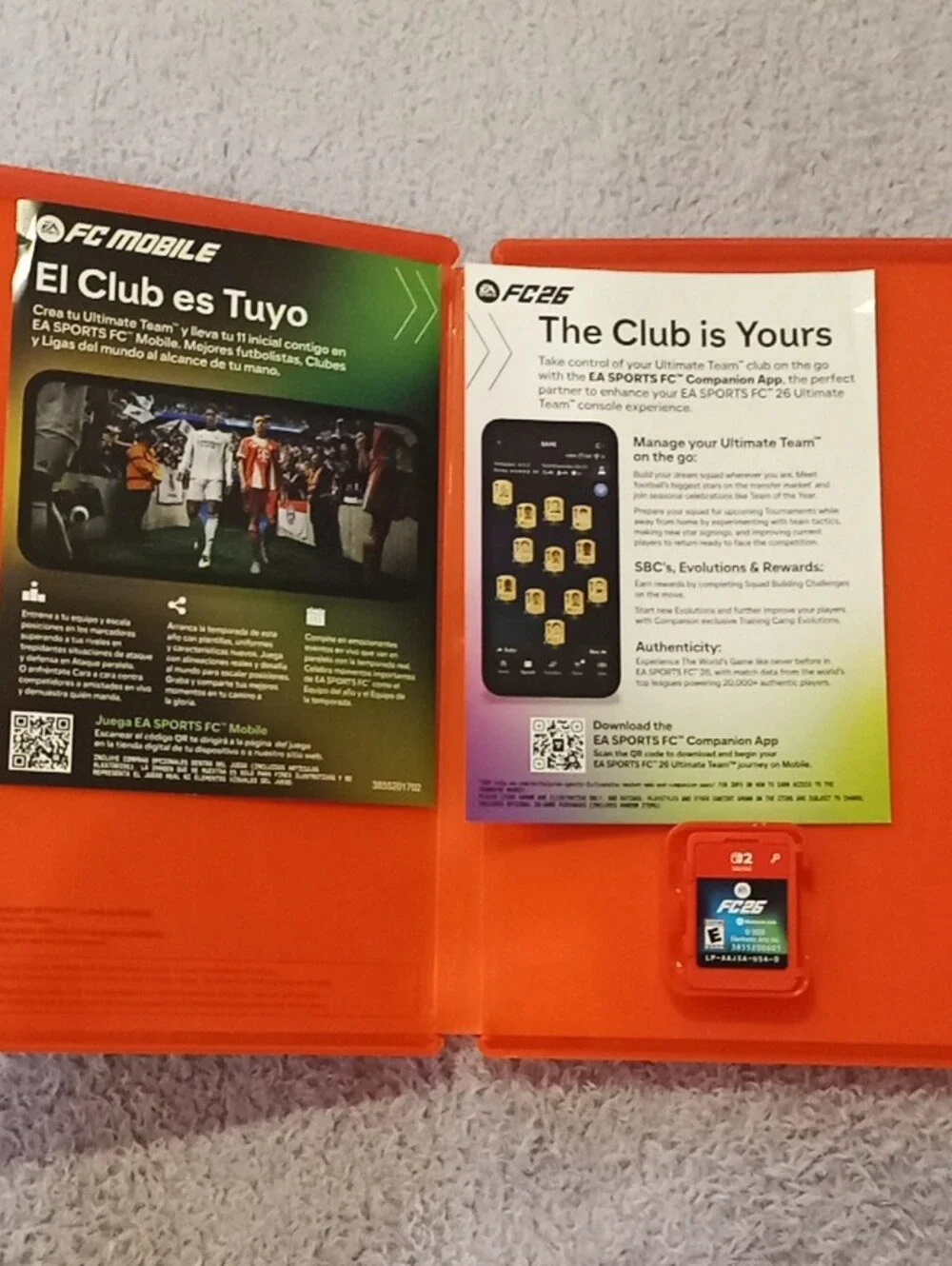 EA Sports FC 26 (Nintendo Switch) - Red Case